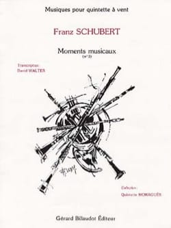 Moments musicaux n° 3 - Quintette à vent - Cond. + parties - SCHUBERT