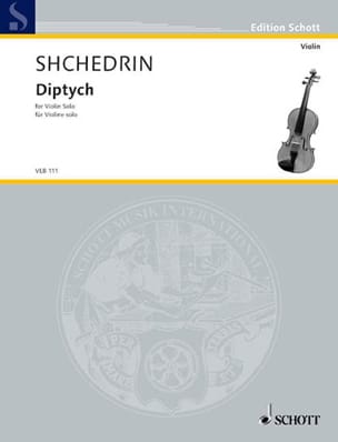 Diptych Rodion Shchedrin Partition Violon
