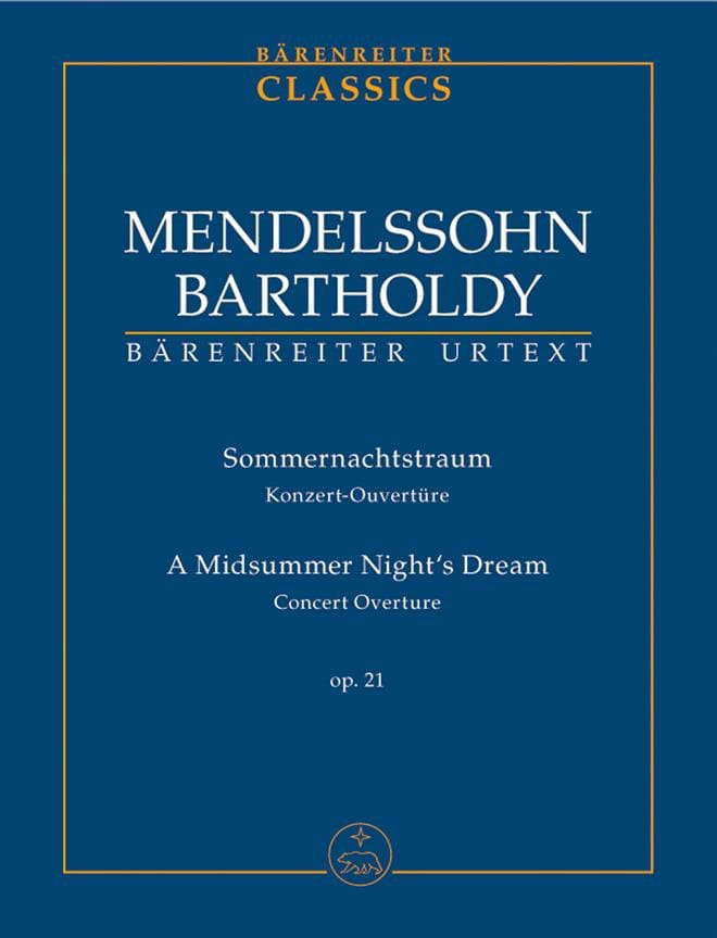 Sommernachtstraum, Opus 21 - MENDELSSOHN - Partition - Petit format
