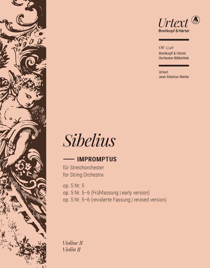 Impromptus op. 5/5, Op. 5/6 - Violon 2 - SIBELIUS - Partition