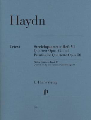 Quatuors à cordes volume VI op. 42 et op. 50 Quatuors Prussiens