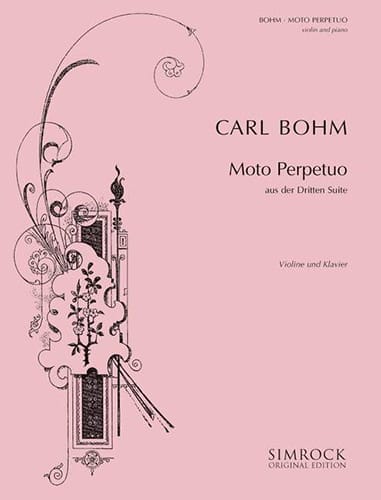 Moto Perpetuo Carl Böhm Partition Violon