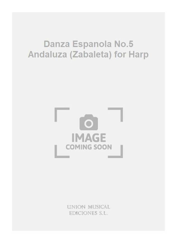 Danza Espanola n° 5 - Harpe GRANADOS Partition Harpe