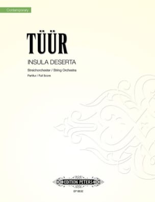 Insula deserta - Partitur Erkki-Sven Tüür Partition Grand format