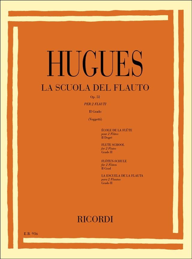 Ecole de la Flûte Op. 51 Volume 2 - Louis Hugues - Partition