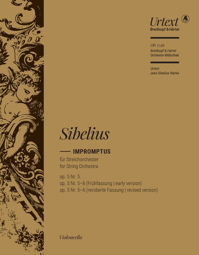 Impromptus op. 5/5, Op. 5/6 - Violoncelle - SIBELIUS - Partition
