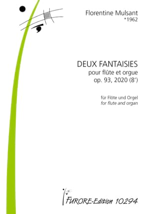 2 Fantaisies Florentine Mulsant Partition Flûte traversière