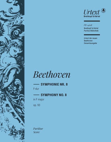 Symphony No. 8 in F major Op. 93 BEETHOVEN Partition Grand format