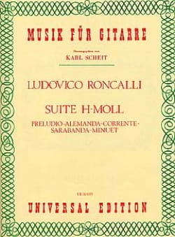 Suite h-moll Lodovico Roncalli Partition Guitare