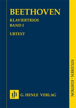 Trios avec piano, volume 1 BEETHOVEN Partition Petit format