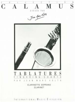 TABLATURES POUR CLARINETTE SOPRANO - Jean-Marc Volta - Partition