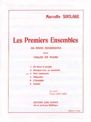 Petit tambourin - Marcelle Soulage - Partition - Violon