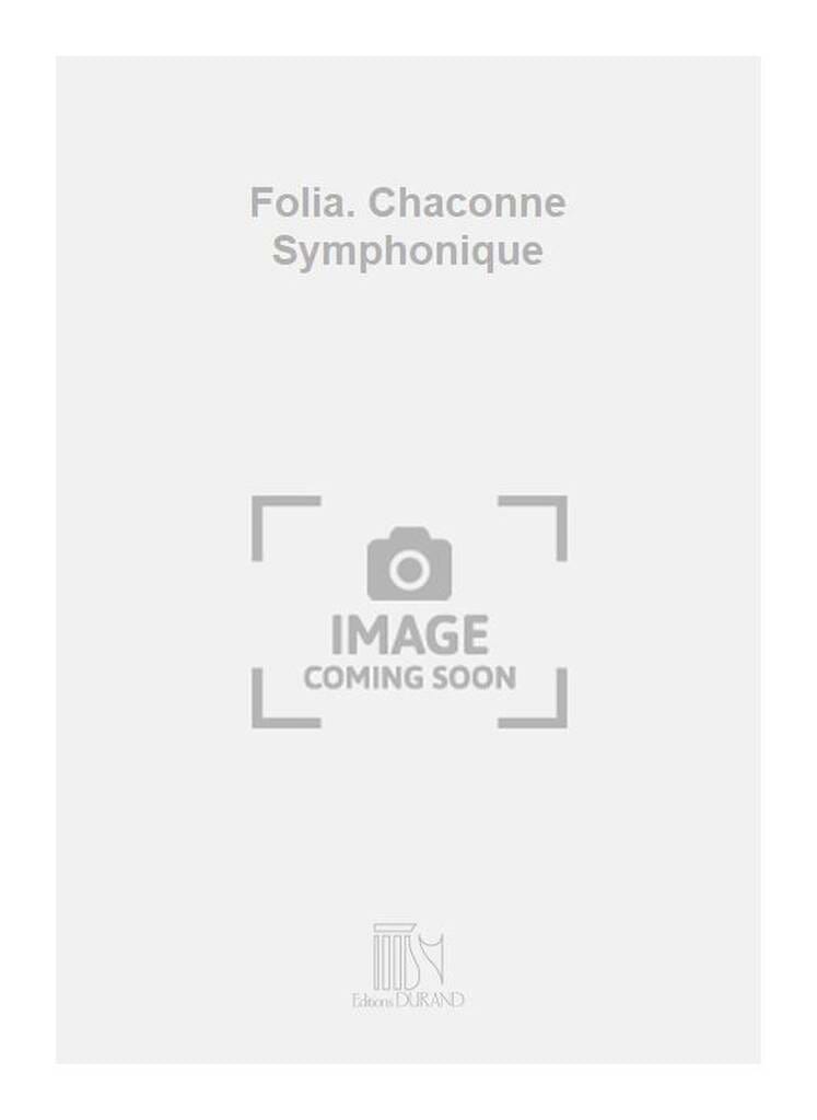 Folia - Violoncelle ou alto et sextuor ou ens. de violoncelles - Partition