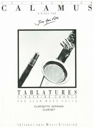 TABLATURES POUR CLARINETTE SOPRANO - Jean-Marc Volta - Partition