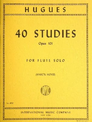 40 Etudes op. 101 - Flûte - Hugues - Partition - Flûte traversière