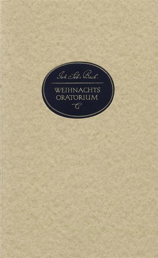 Weihnachts-Oratorium BACH Partition Grand format