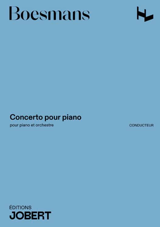 Concerto pour Piano et Orchestre - Philippe Boesmans - Partition