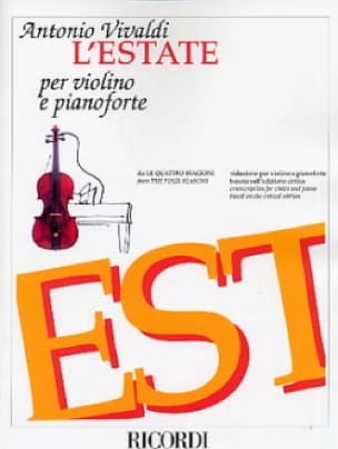 Concerto L'estate - VIVALDI - Partition - Violon