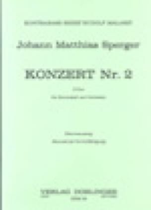Konzert Nr. 2 D-Dur Johann Matthias Sperger Partition Contrebasse