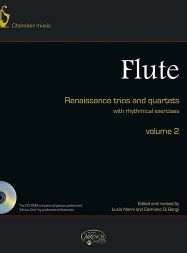 Trios et Quatuors Pour Flûte de la Renaissance - Volume 2 Partition