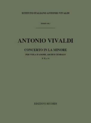 Concerto en la min. - F. 2 N° 6 VIVALDI Partition Grand format