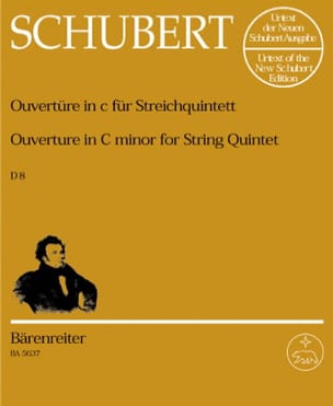 Ouvertüre in c-moll D. 8 für Streichquintett - Stimmen - SCHUBERT