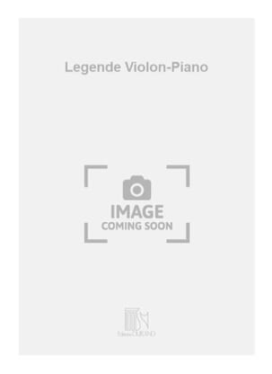 Légende op. 33 Ermend Bonnal Partition Violon