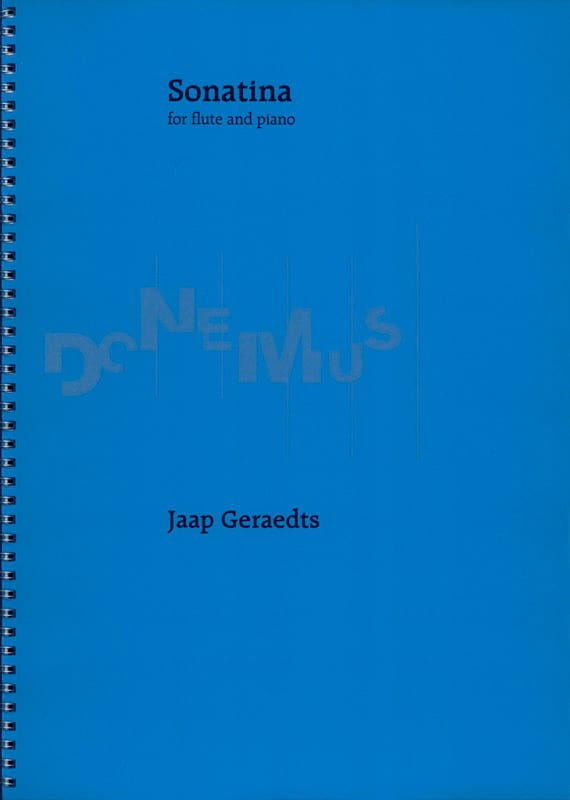 Sonatina - Flute piano Jaap Geraedts Partition Flûte traversière