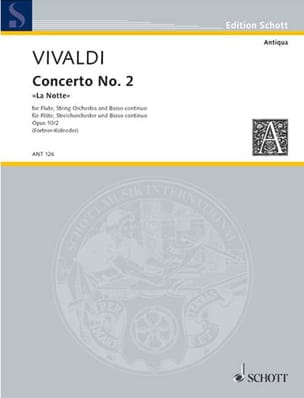 Concerto Pour Flûte F.6 N°13 En Sol Min. - Conducteur - VIVALDI