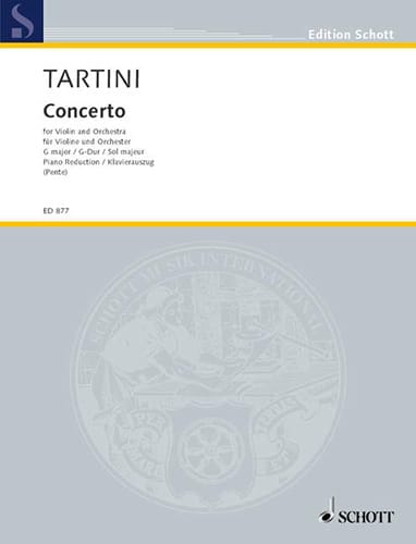 Concerto G-Dur TARTINI Partition