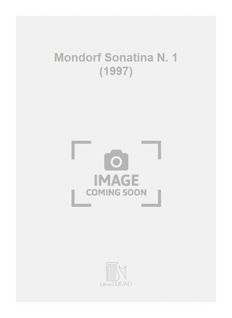 Mondorf Sonatina n° 1 op. 58 n° 1c Nicolas Bacri Partition Duos