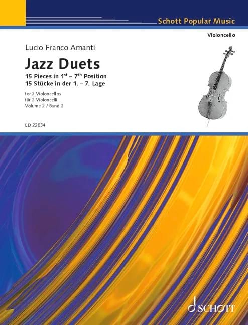 Jazz Duets Volume 2 Lucio Franco Amanti Partition Violoncelle