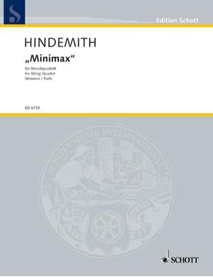 Minimax - Streichquartett - Stimmen HINDEMITH Partition Quatuors