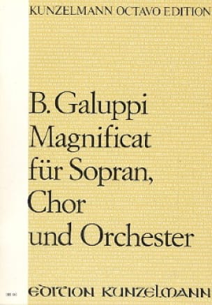 Magnificat - Partitur Baldassare Galuppi Partition Grand format