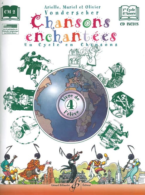 Chansons Enchantées Volume 4 Partition Solfèges