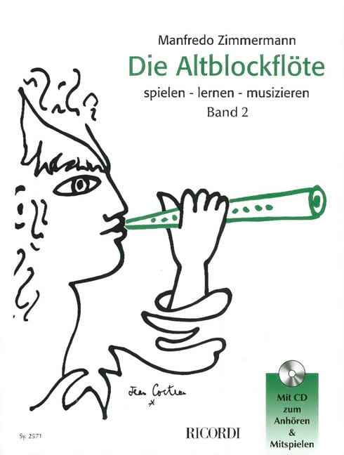 Die Altblockflöte Band 2 Manfredo Zimmermann Partition Flûte à bec