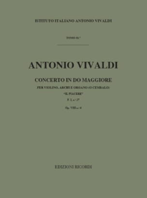 Concerto en Do Maj. - F. 1 n° 27 - Partitur - VIVALDI - Partition
