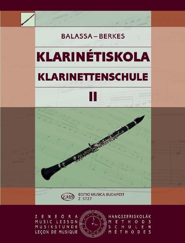 Klarinettenschule - Bd. 2 - Balassa György / Berkes Kalman - Partition