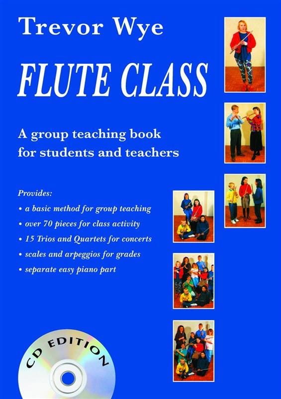 Flute Class With CD Trevor Wye Partition Flûte traversière