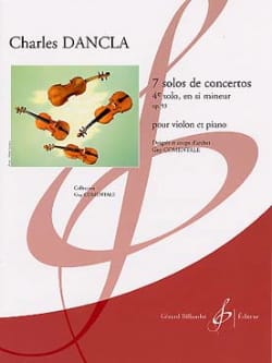 Solo de concerto n° 4 op. 93 en si mineur DANCLA Partition Violon