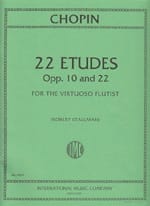 22 Etudes Op. 10 et 22 CHOPIN Partition Flûte traversière