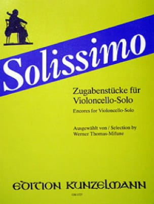 Solissimo Werner Thomas-Mifune Partition Violoncelle
