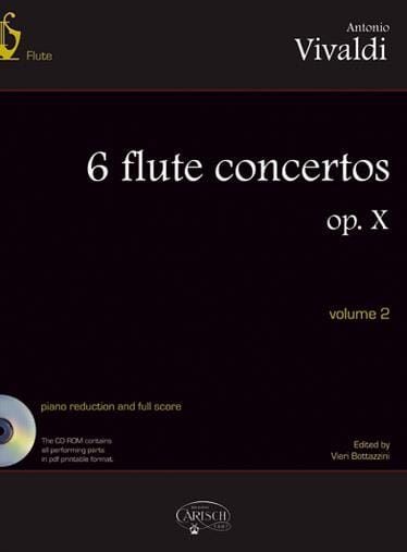 6 Concertos Pour Flûte Op.10 - Volume 2 - VIVALDI - Partition