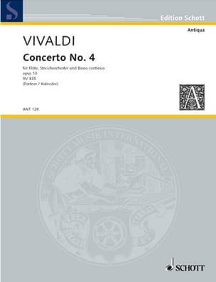 Feuillez l'ouvrage Concerto Pour Flûte F.6 N°15 En Sol M. - Conducteur - VIVALDI
