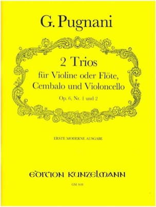 2 Trios op. 6 Nr.1 und 2 - Violine o. Flöte Cembalo u. Violoncello