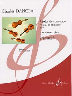 Solo de concerto n° 7 op. 224 en ré majeur DANCLA Partition Violon