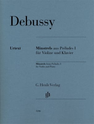 Minstrels de Préludes Cahier 1 - Violon et piano - DEBUSSY - Partition