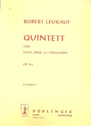 Quintett op. 32a - Flöte Oboe Streichtrio - Stimmen - Robert Leukauf
