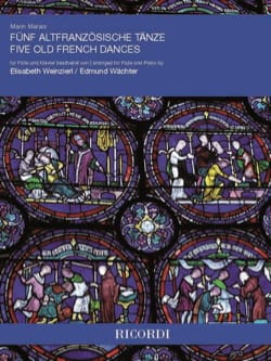 5 Danses Françaises - Flûte et Piano - Marin Marais - Partition