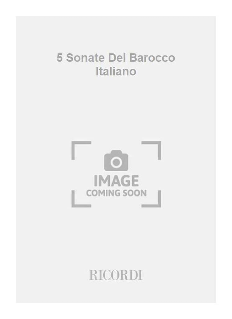 5 Sonate del barocco italiano Partition Violoncelle